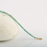 Natural Amazonite Bracelet, 3mm Genuine Amazonite Gemstone Bracelet, Good Luck Bracelet Gift, Beaded Delicate Minimalist Bracelet For Women